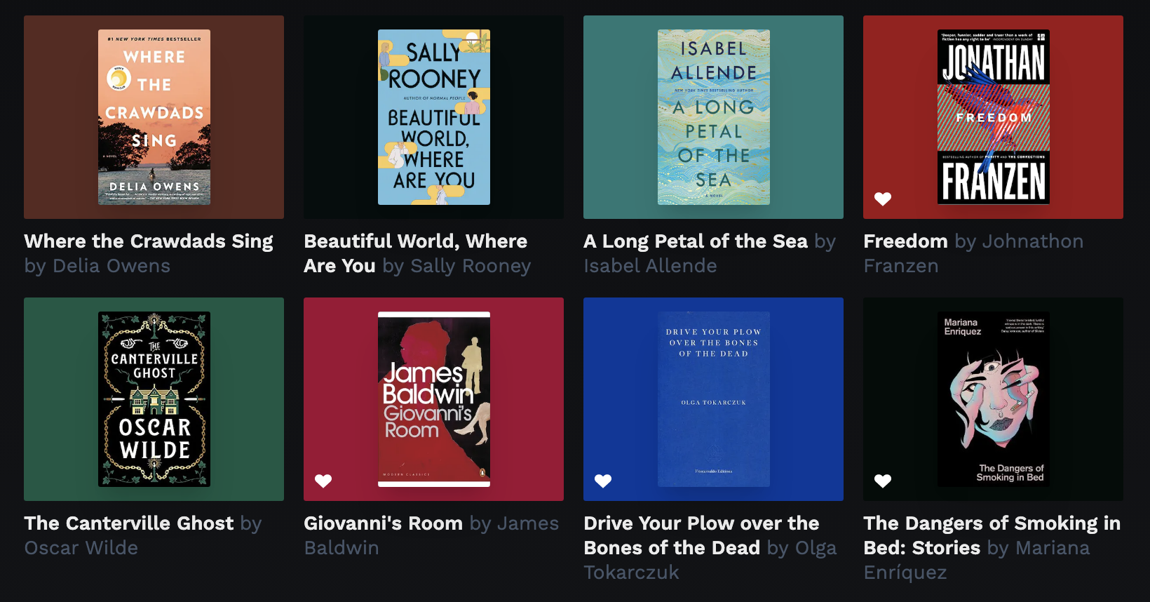 A selection of books from the 2021 archives