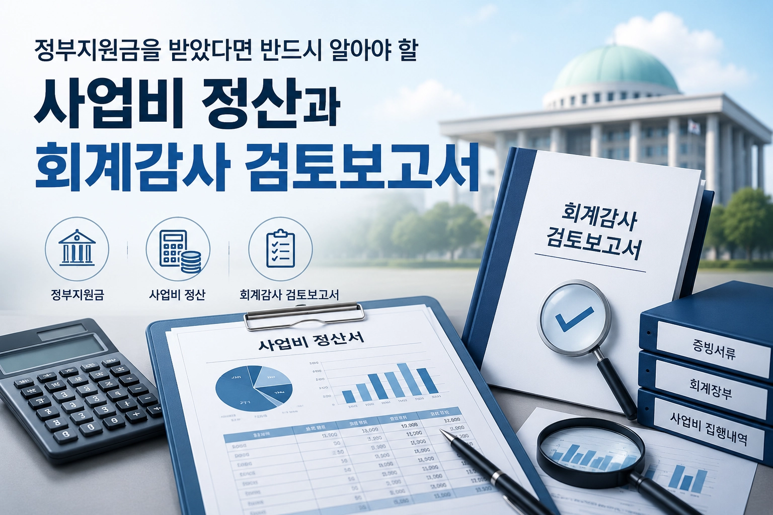 정부지원금을 받았다면 반드시 알아야 할 사업비 정산과 회계감사 검토보고서