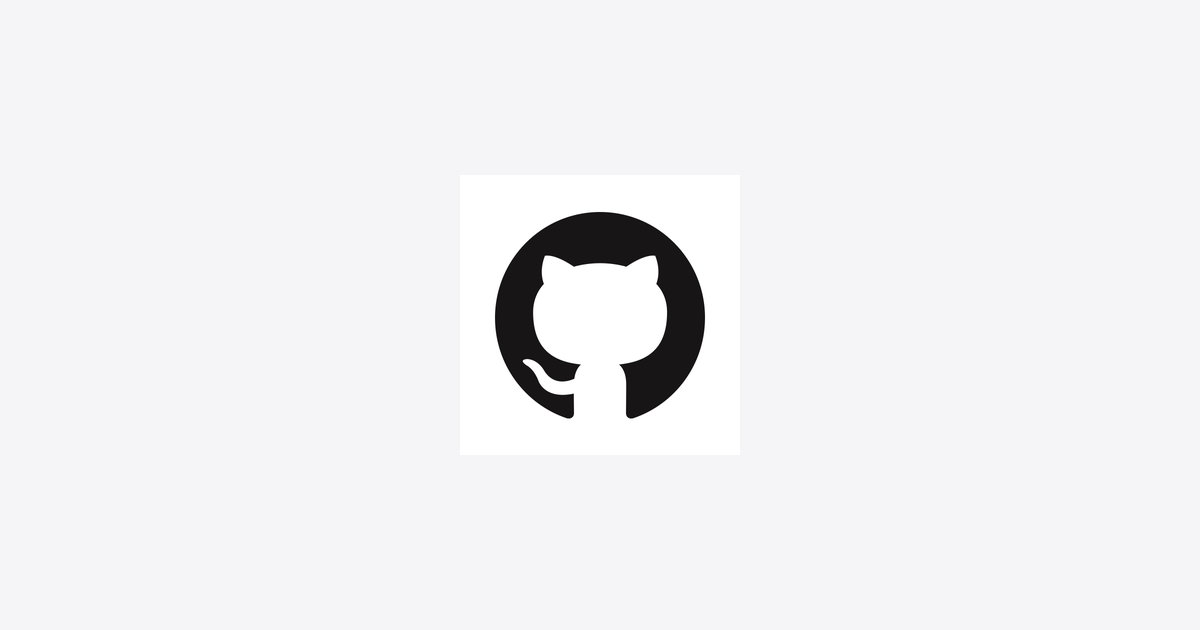 GitHub 公式マーク(改変なし)