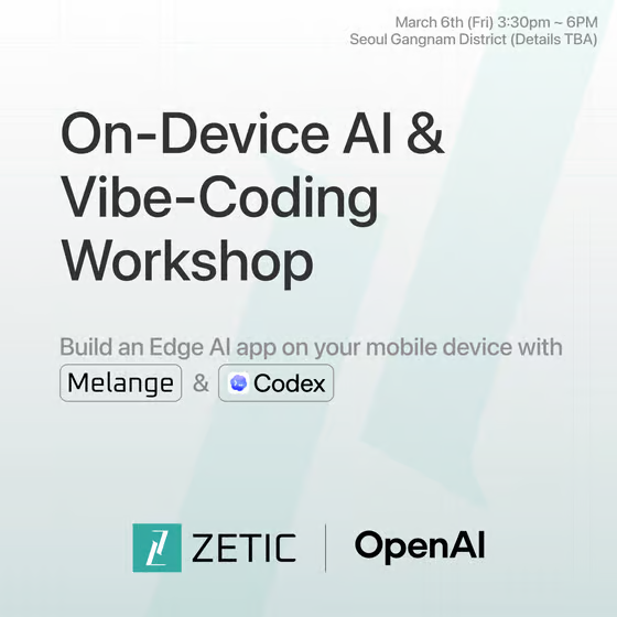 On-Device AI App Vibe Coding Workshop with Codex (ft. OpenAI)