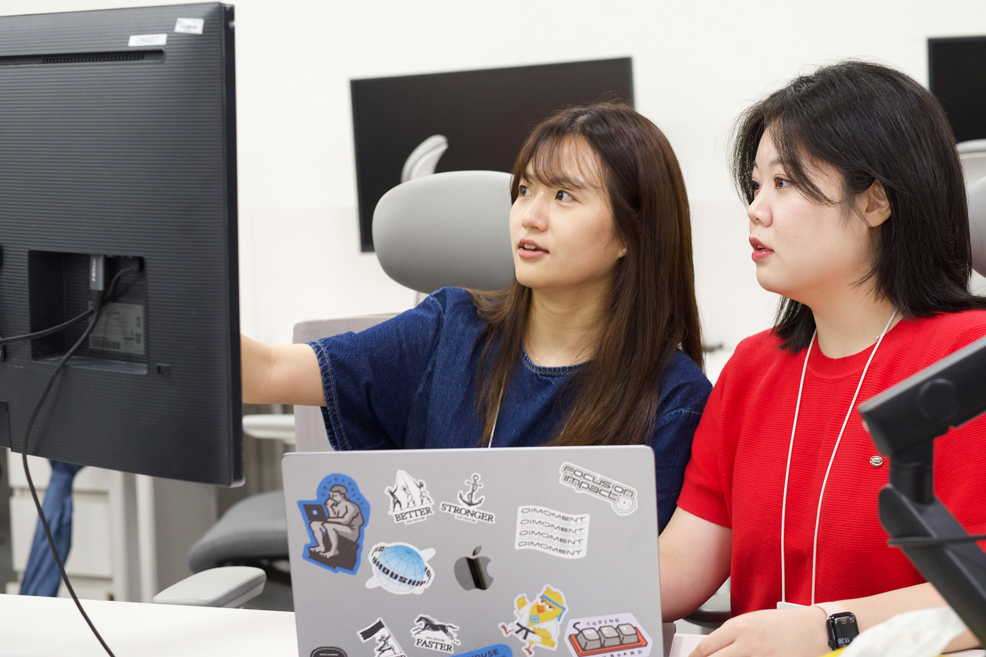 ▲ (왼쪽부터) Chloe 님, Haneul 님