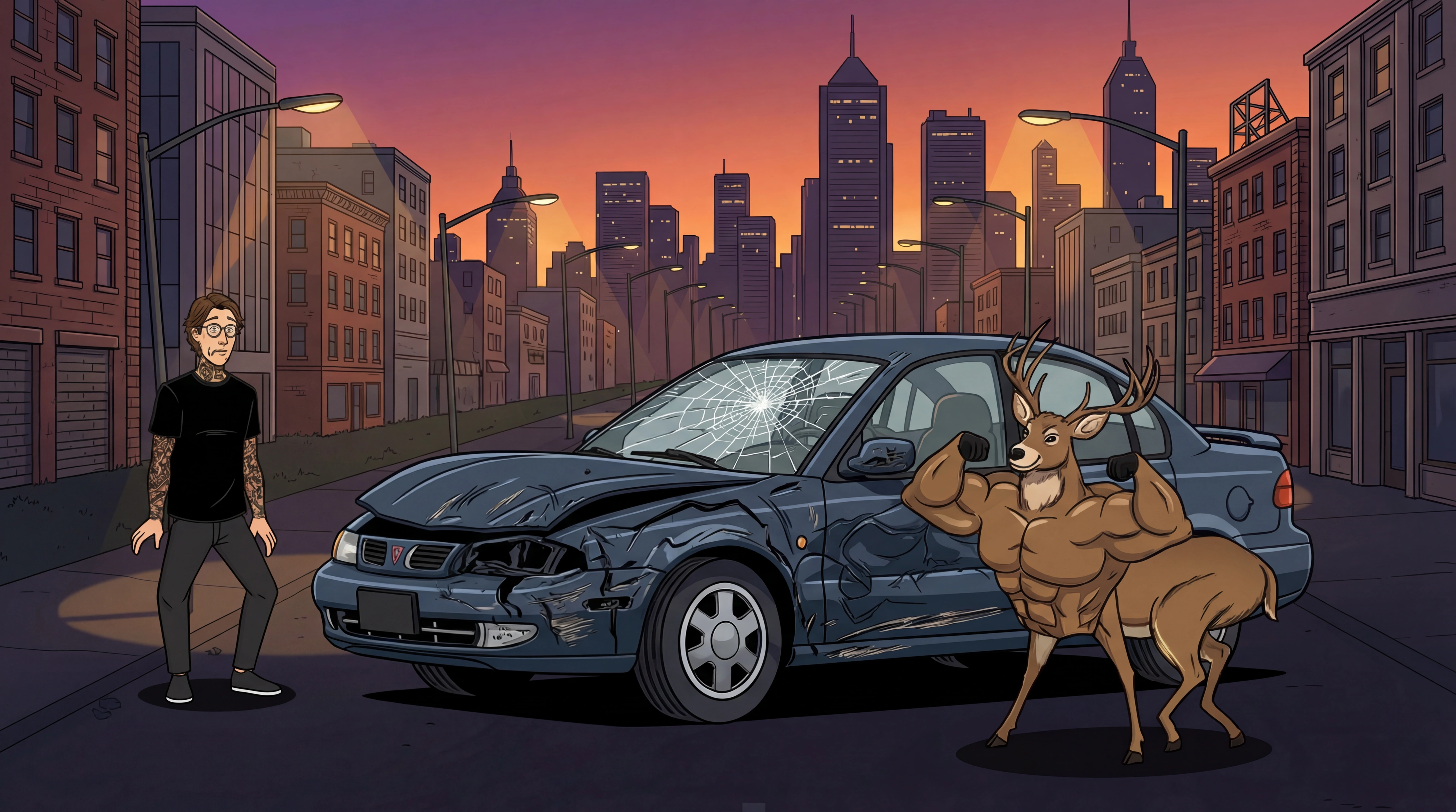 Deer vs Saturn