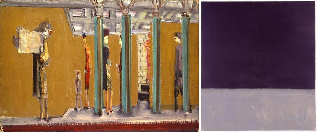 Rothko, Untitled (Subway) (1937), Rothko, Untitled (Black and Gray) (1969-70)