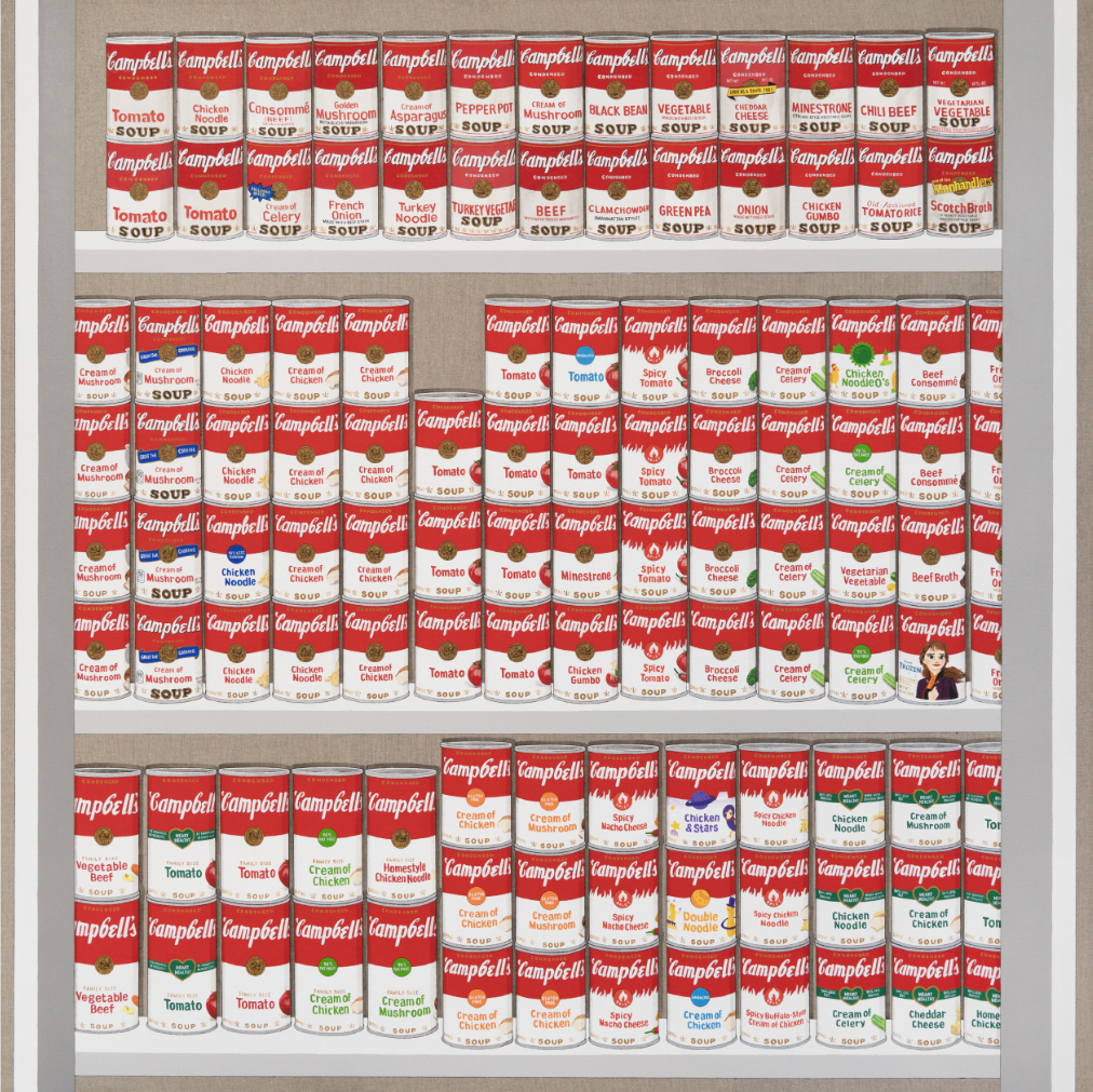 Pantry9, 2025, Acrylic on Linen, 120x120cm, Chung Sooyoung Credits: Hakgojae Art Center