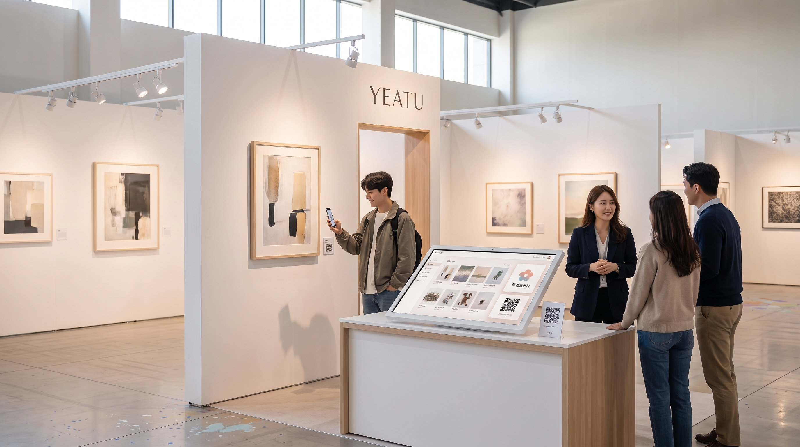 At PIATE, YEATU will introduce a participatory experience that connects appreciating a work with supporting the artist behind it.
