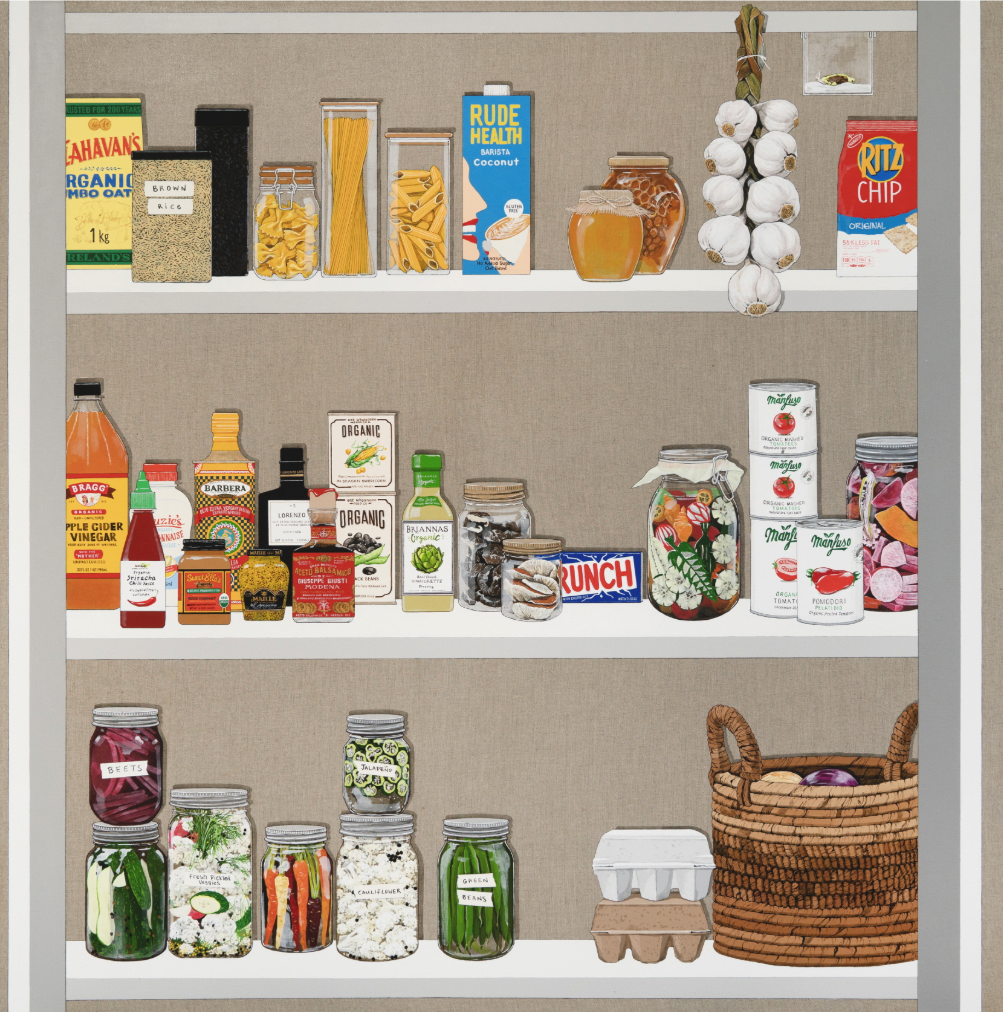 Pantry3, 2024, Acrylic on Linen, 120x120cm, Chung Sooyoung Credits: Hakgojae Art Center