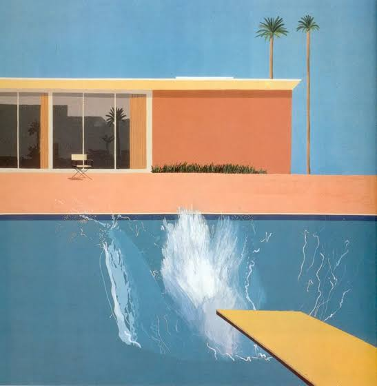 〈A Bigger Splash〉, 데이비드 호크니, 캔버스에 아크릴, 1967년