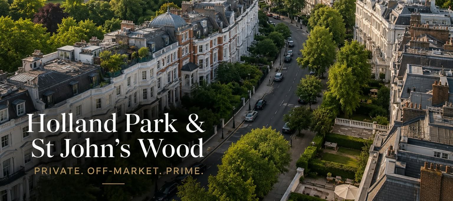 Off-market activity in Holland Park and St John’s Wood: the 30-day picture