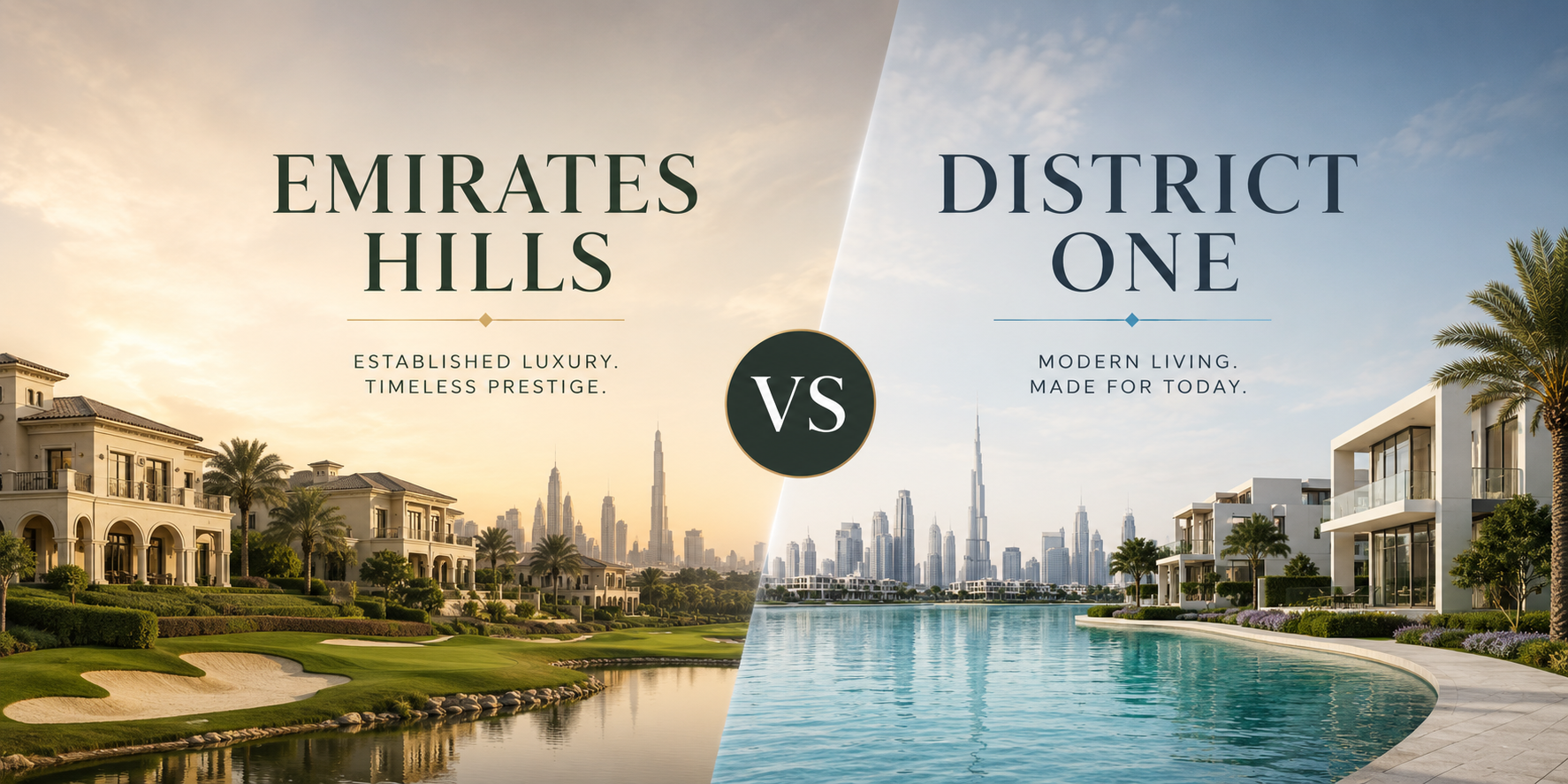 Emirates Hills vs District One: Where Prime Dubai Capital Is Moving
