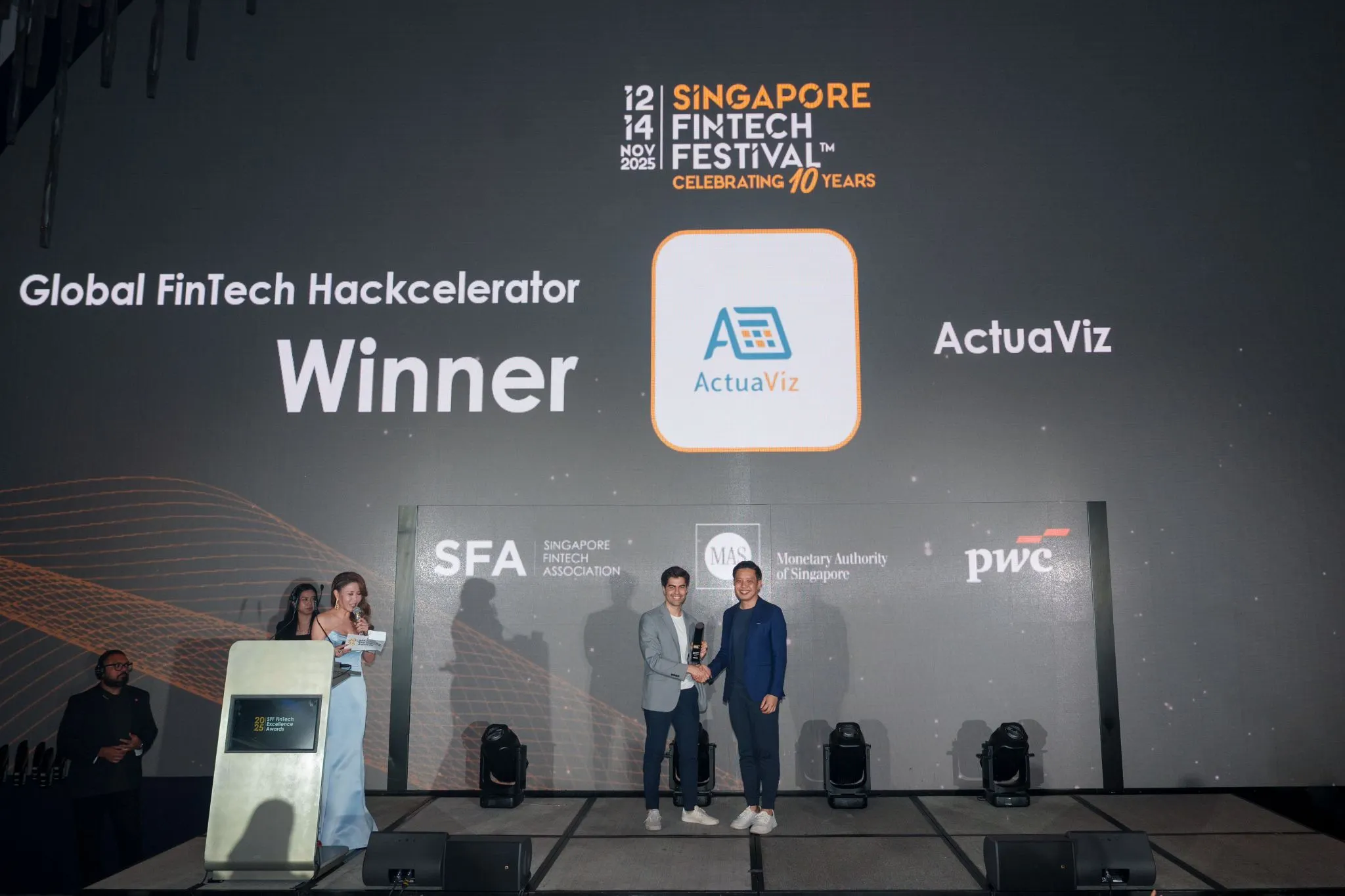 【2025 SFF】🎉ActuaViz 榮獲 Global FinTech Hackcelerator 保險類首獎🚀