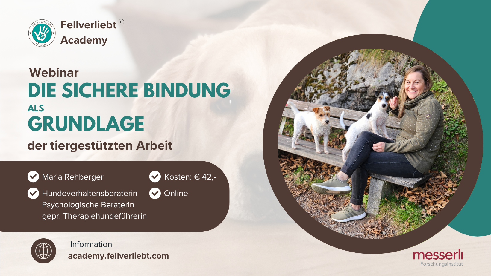 Die sichere Bindung als Grundlage der tiergestützten Arbeit