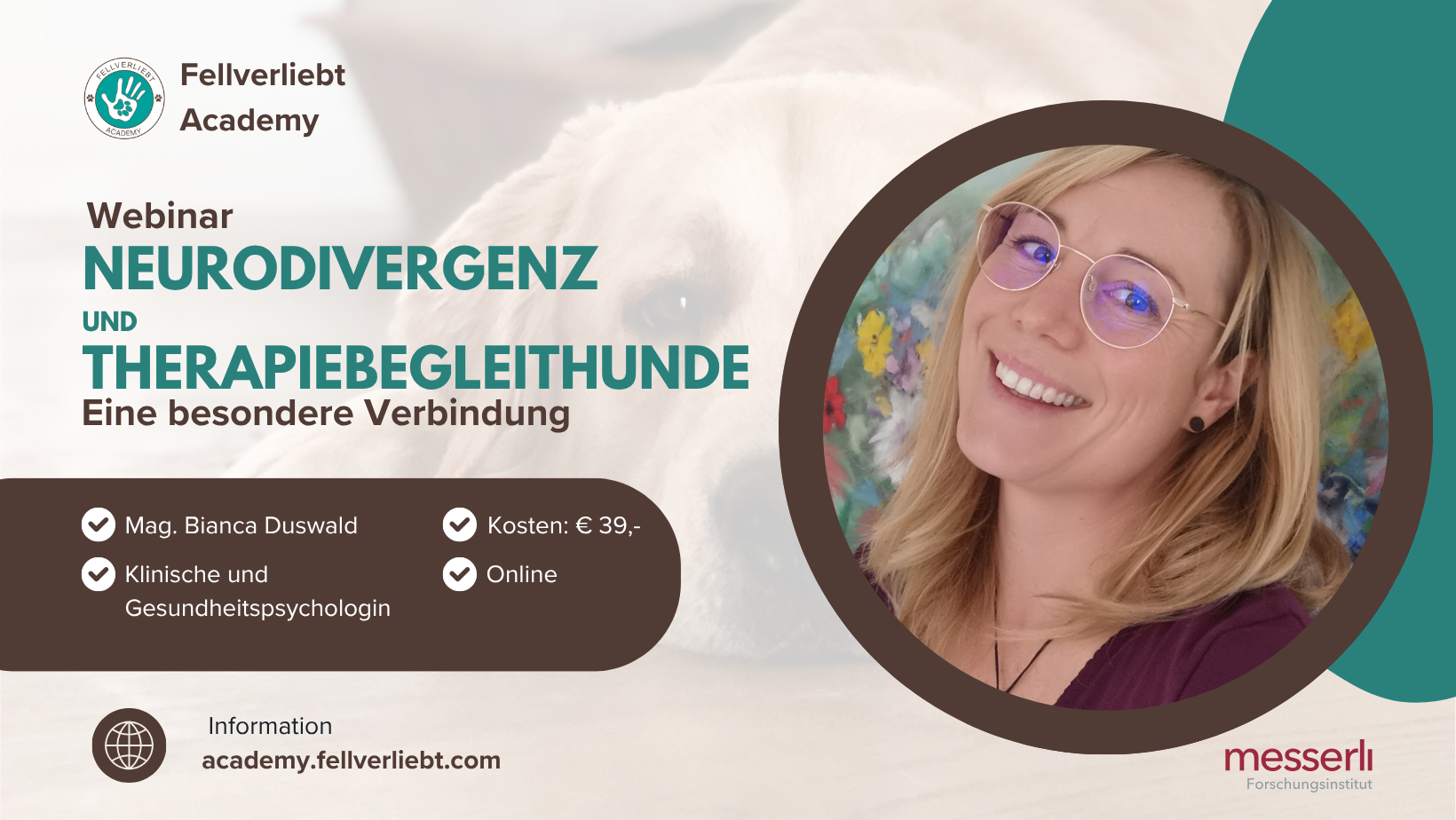 Neurodivergenz und Therapiebegleithunde – Eine besondere VerbindungKlinische- und Gesundheitspsychologin
