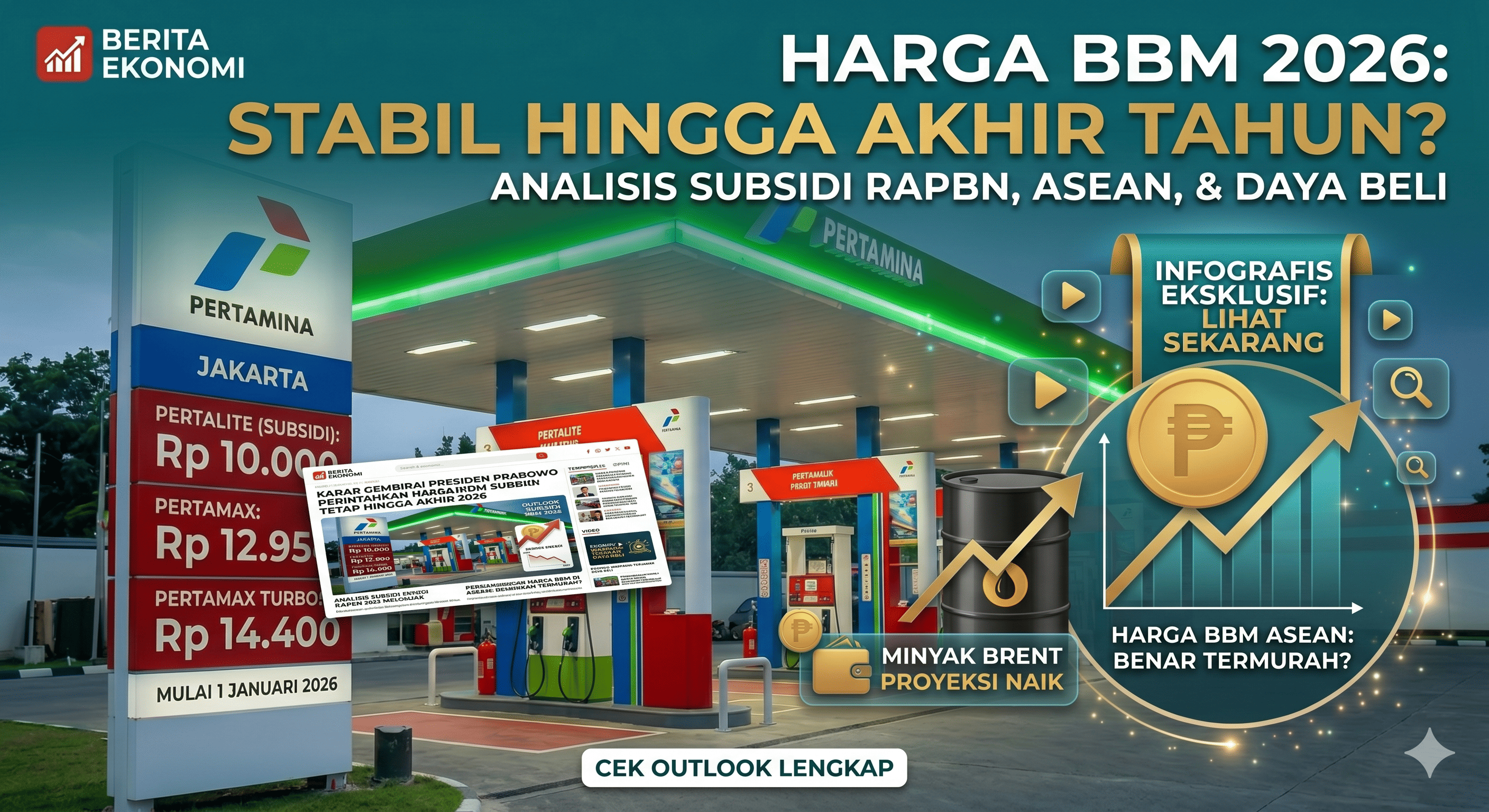 Subsidi BBM 2026: Beban Rp210T di APBN demi Harga BBM Stabil