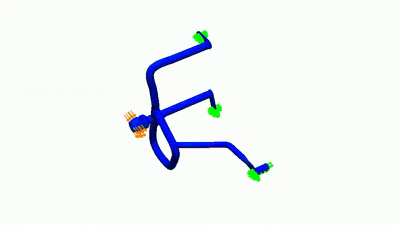 Deformation simulation at 18kN