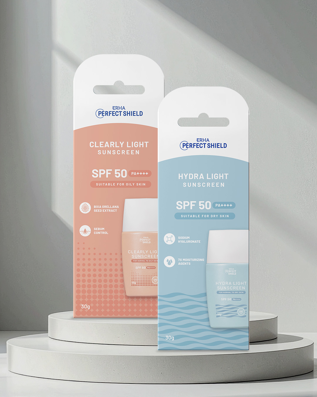 Erha Clinic — Packaging project by Arterie Studio for Beauty