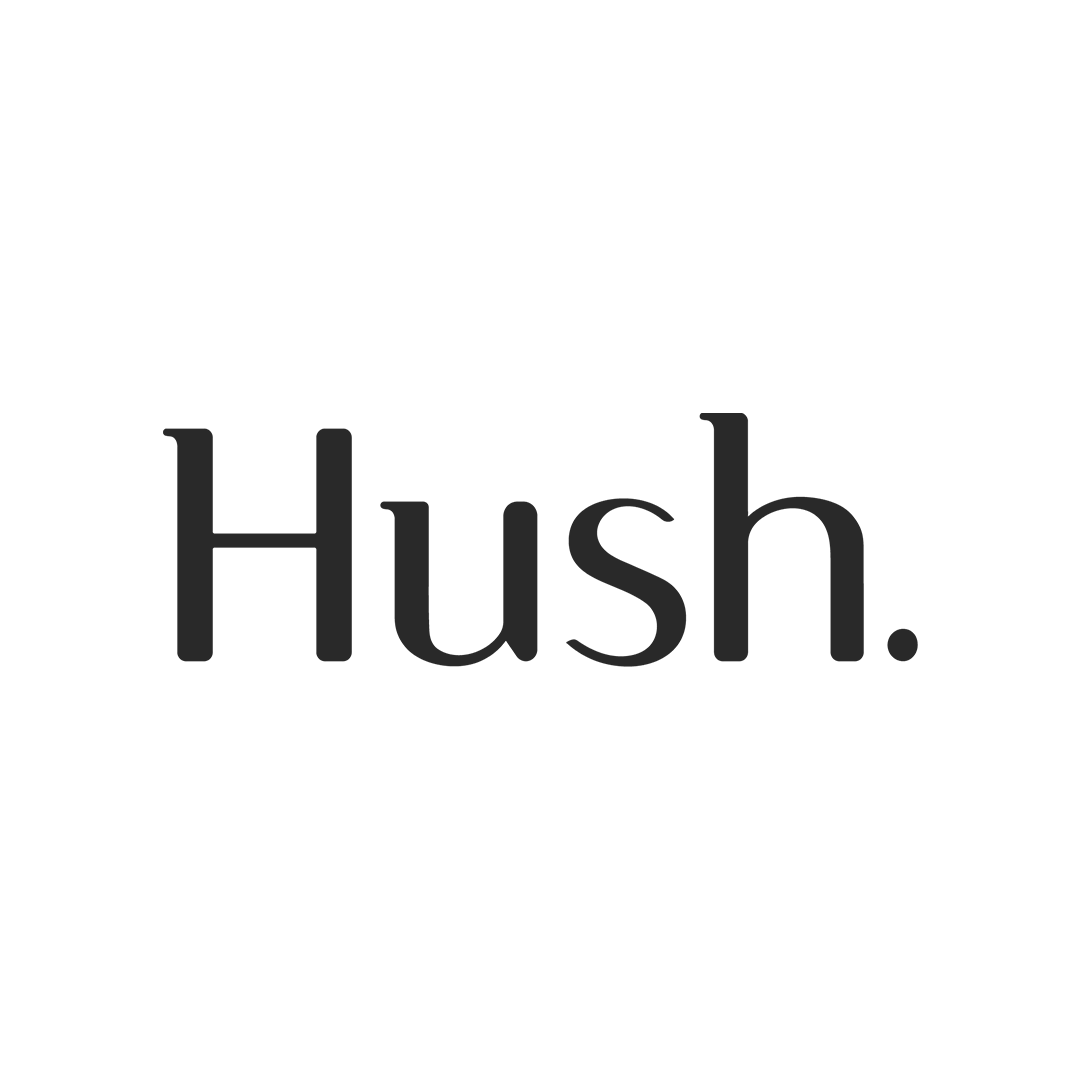 Hush Candle logo — Arterie Studio client