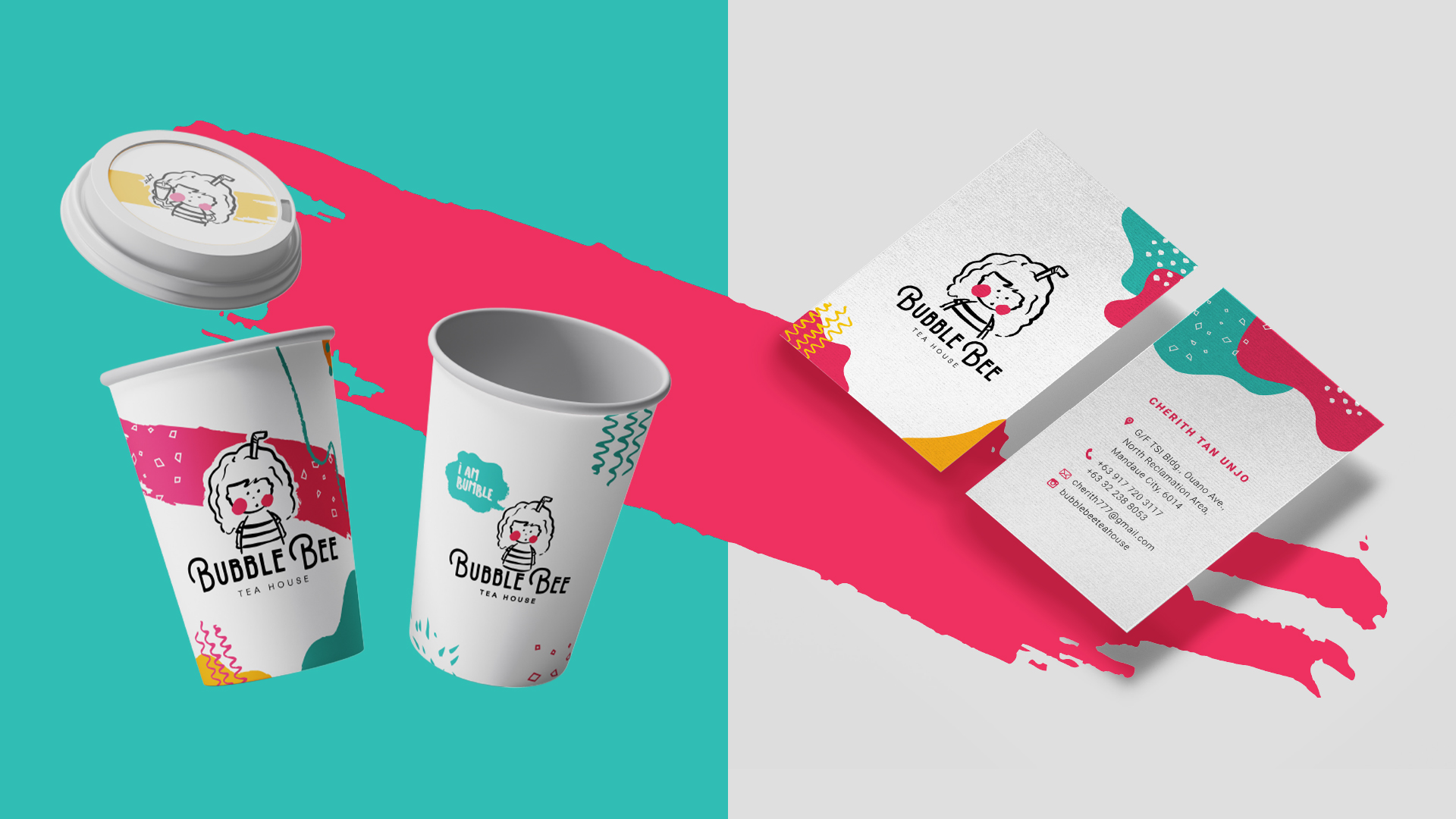 Bubble Bee Milk Tea — Branding project by Arterie Studio for FnB