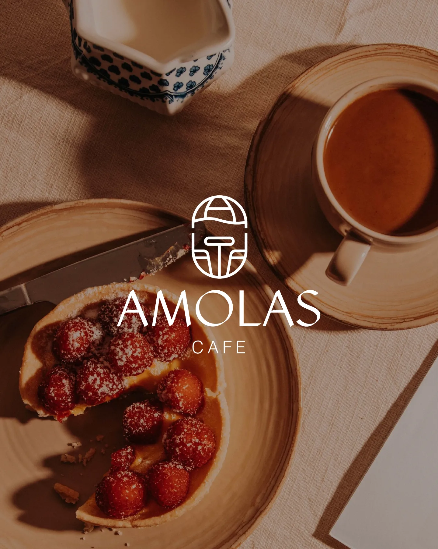 Amolas Cafe — Branding project by Arterie Studio for FnB