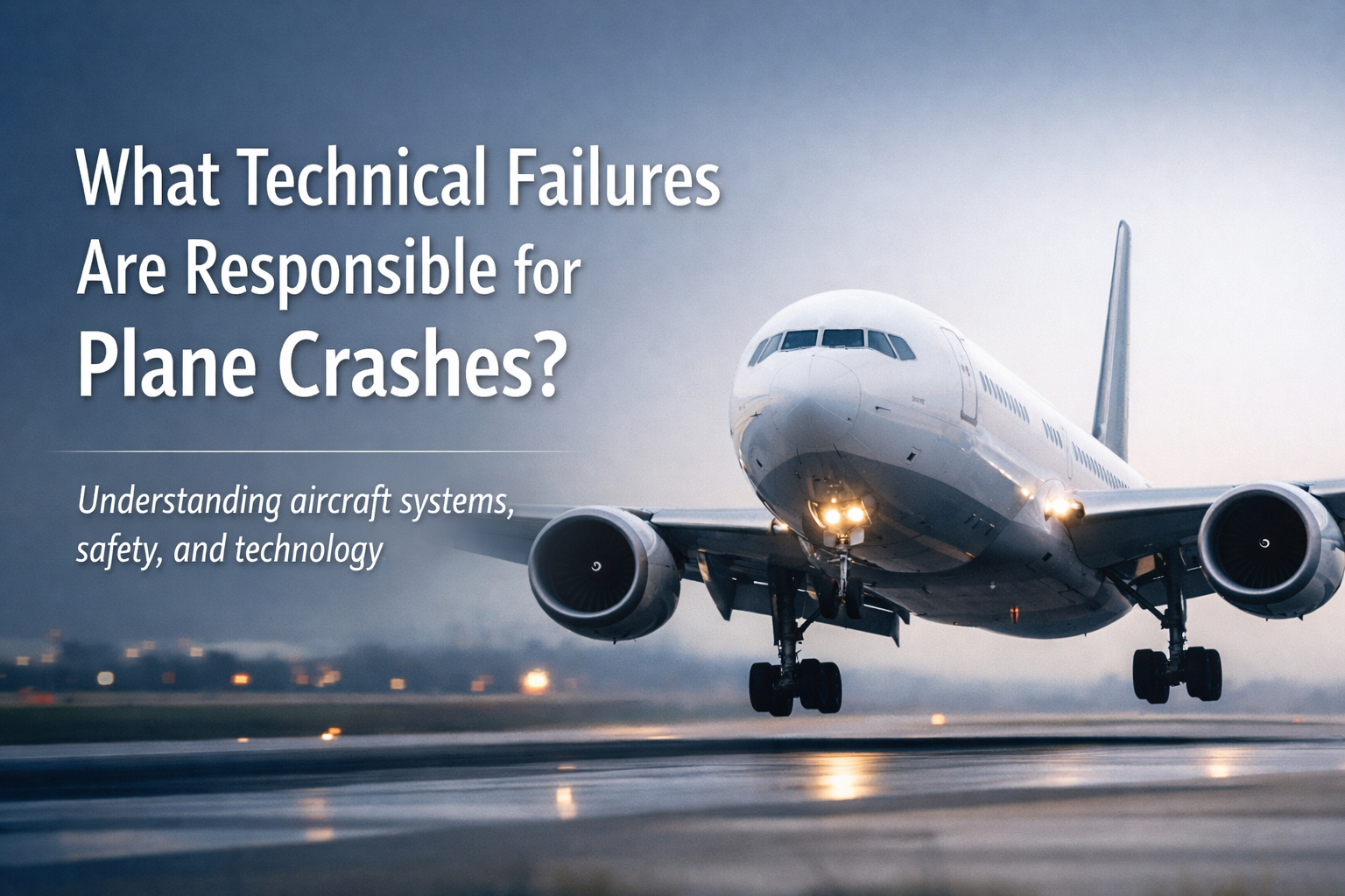 What Technical Failures Are Responsible for Plane Crashes?