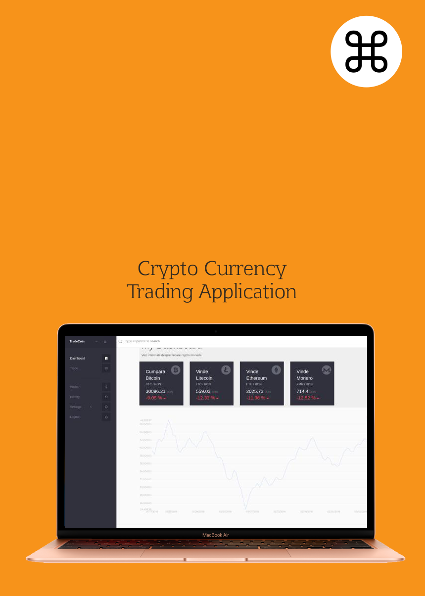 Cryptocurrency trading application