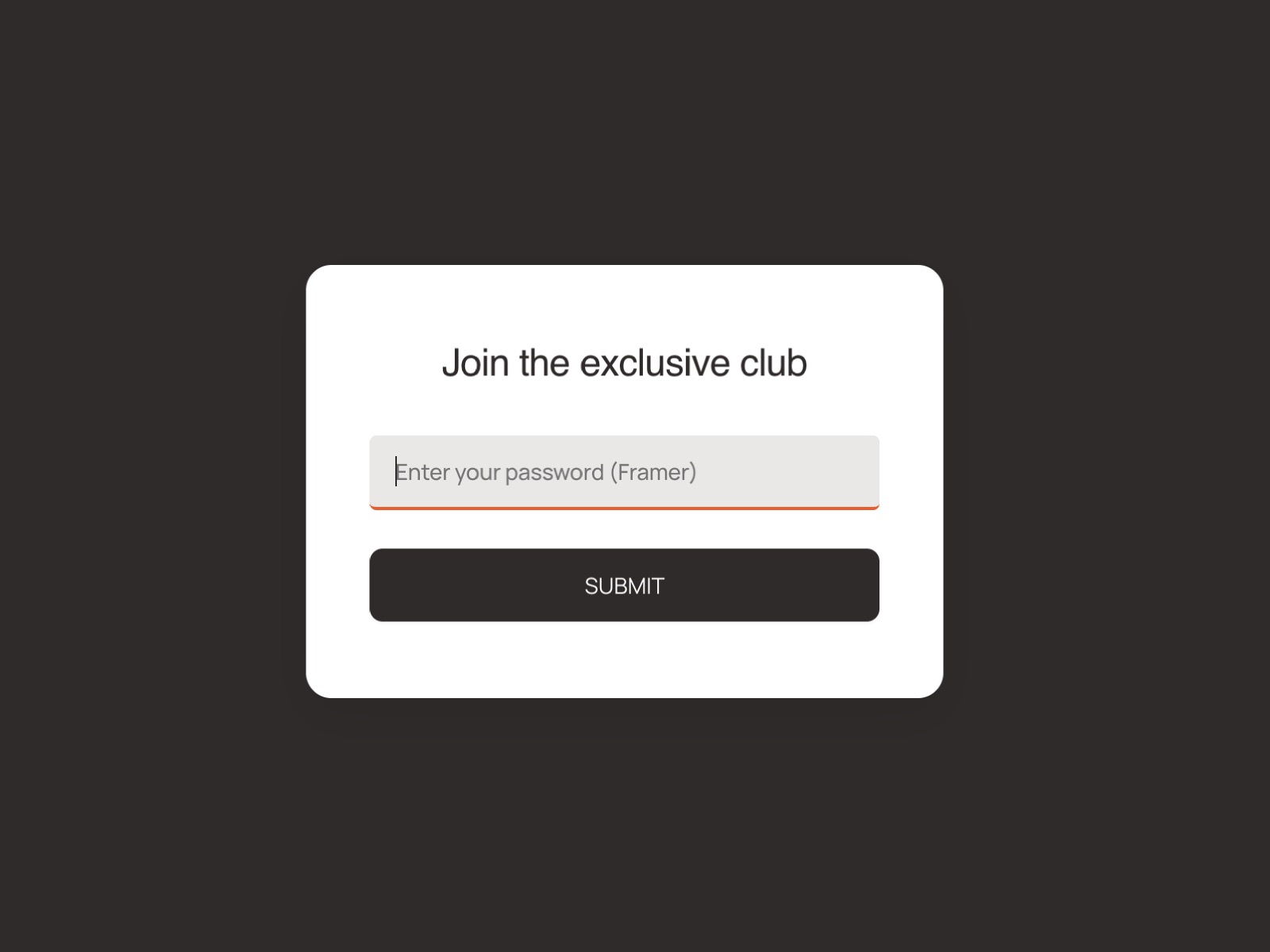 Smart Password Lock (Click-Safe) — template Framer