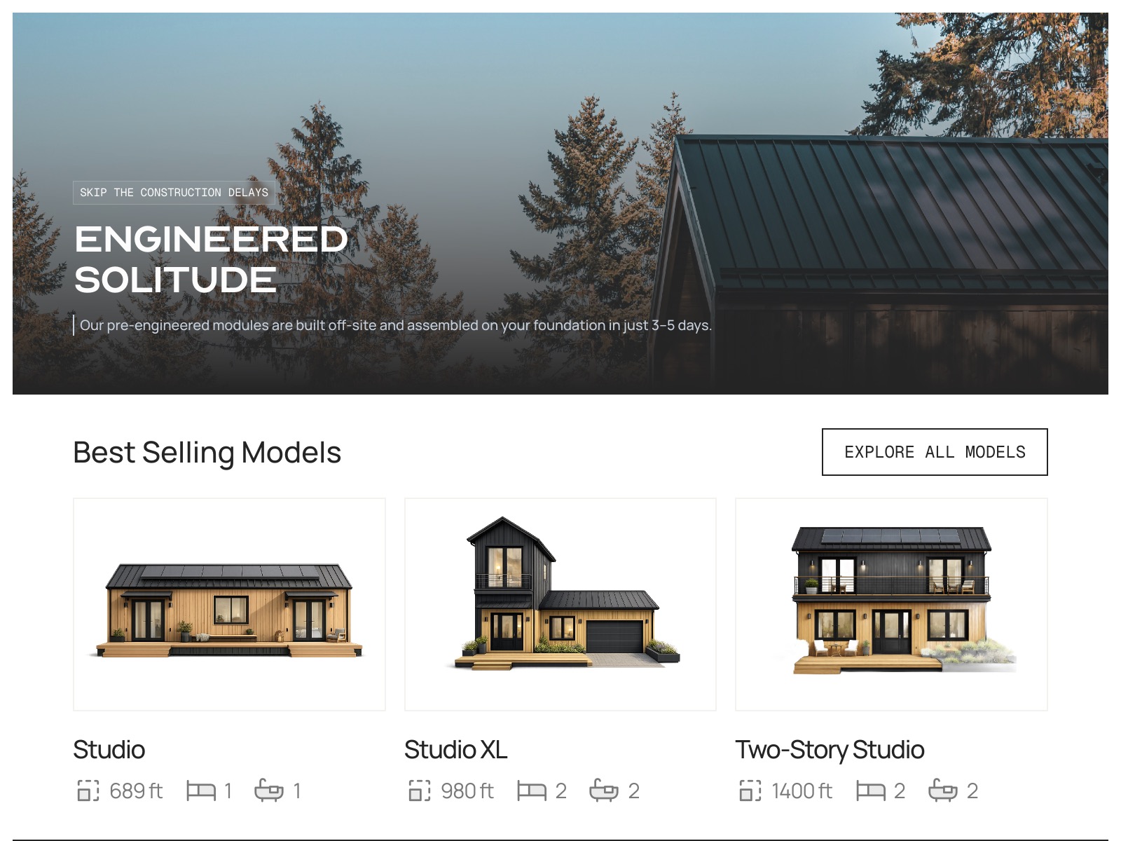 Prefab - Modular Architecture — template Framer
