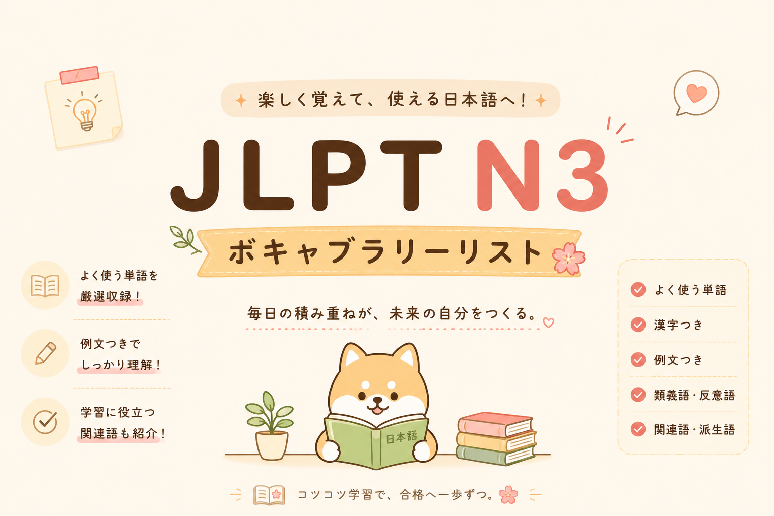 JLPT N3 Kanji Verbs — Everyday Japanese Verbs