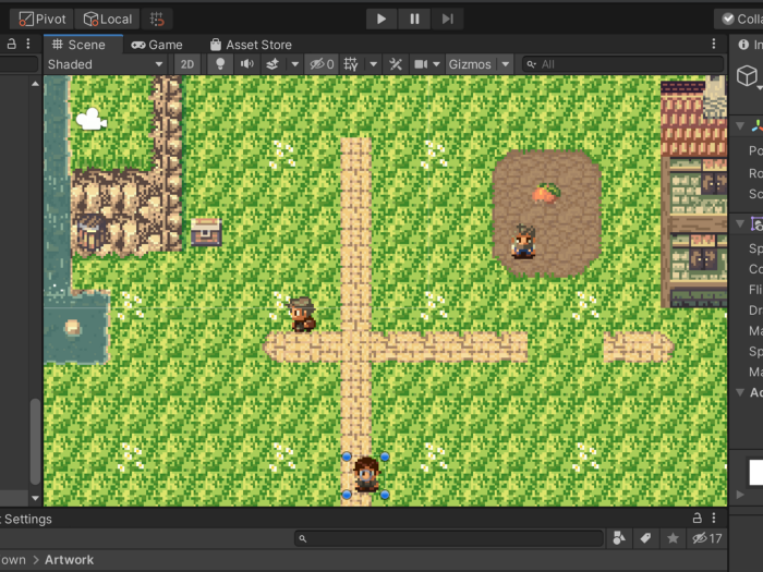 Creating a Grid Walking Style Character on Unity Engine (Part. 1) cover