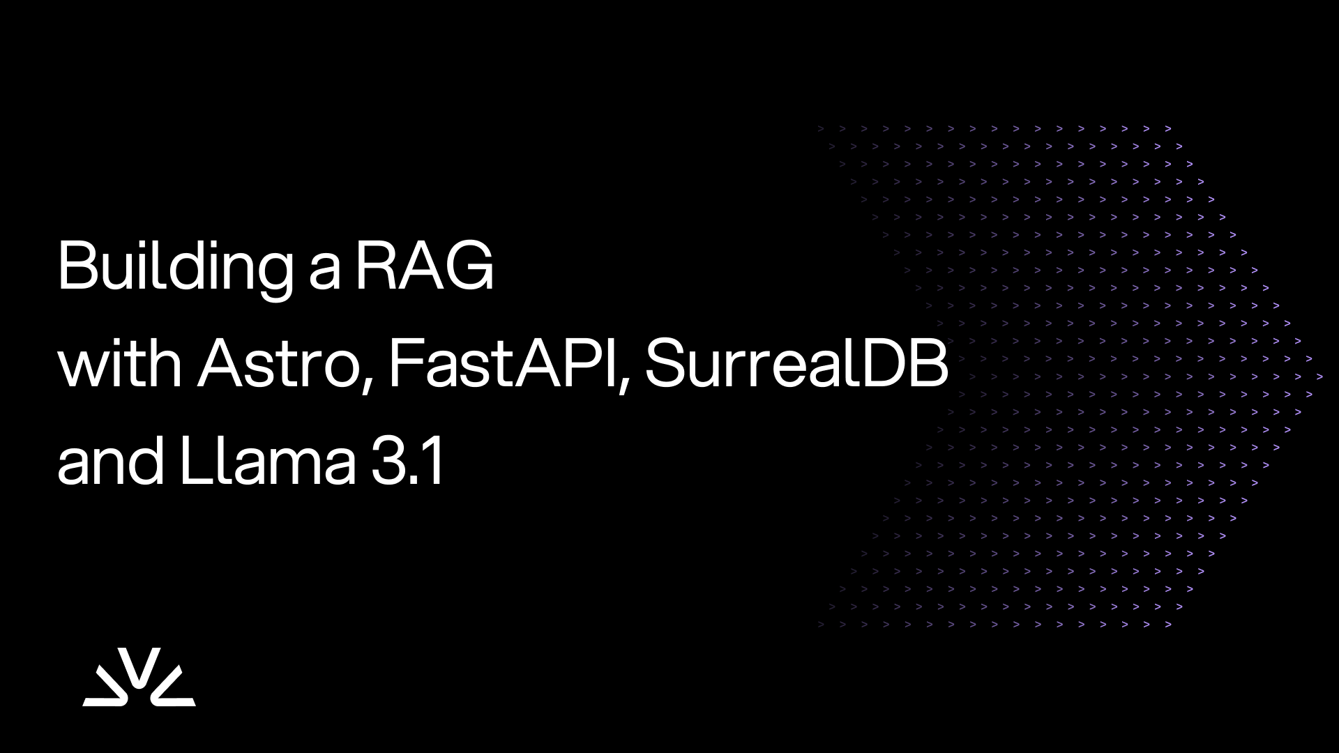 Building a RAG with Astro, FastAPI, SurrealDB and Llama 3.1