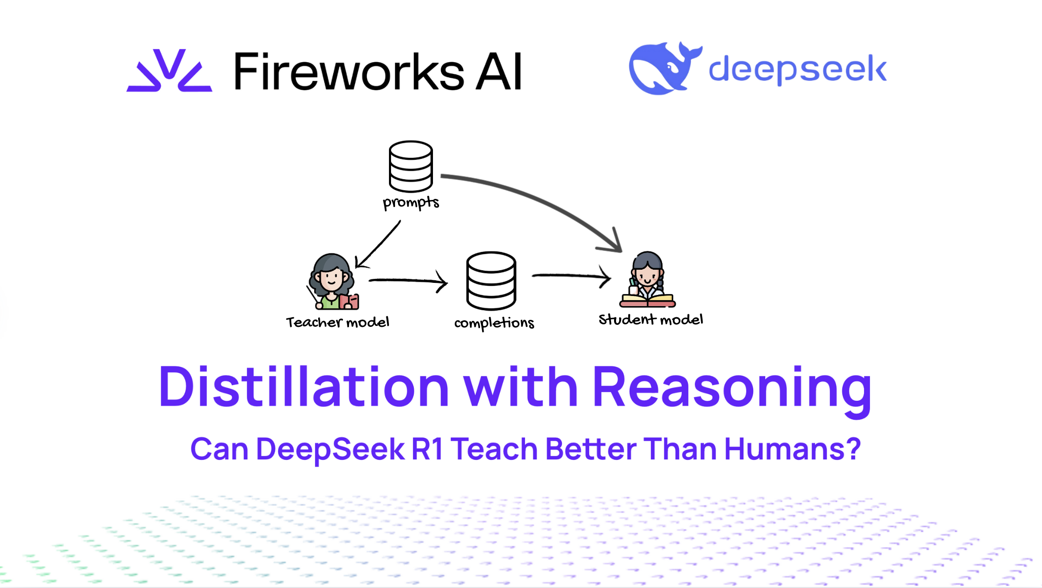 Distillation with Reasoning: Can DeepSeek R1 Teach Better Than Humans?