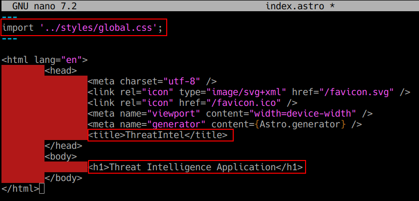 Imported the global Tailwind stylesheet into index.astro .