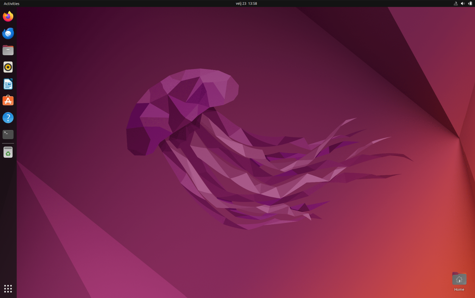 Ubuntu Desktop 22.04 successfully installed and ready for configuration as a domain‑joined Linux workstation.