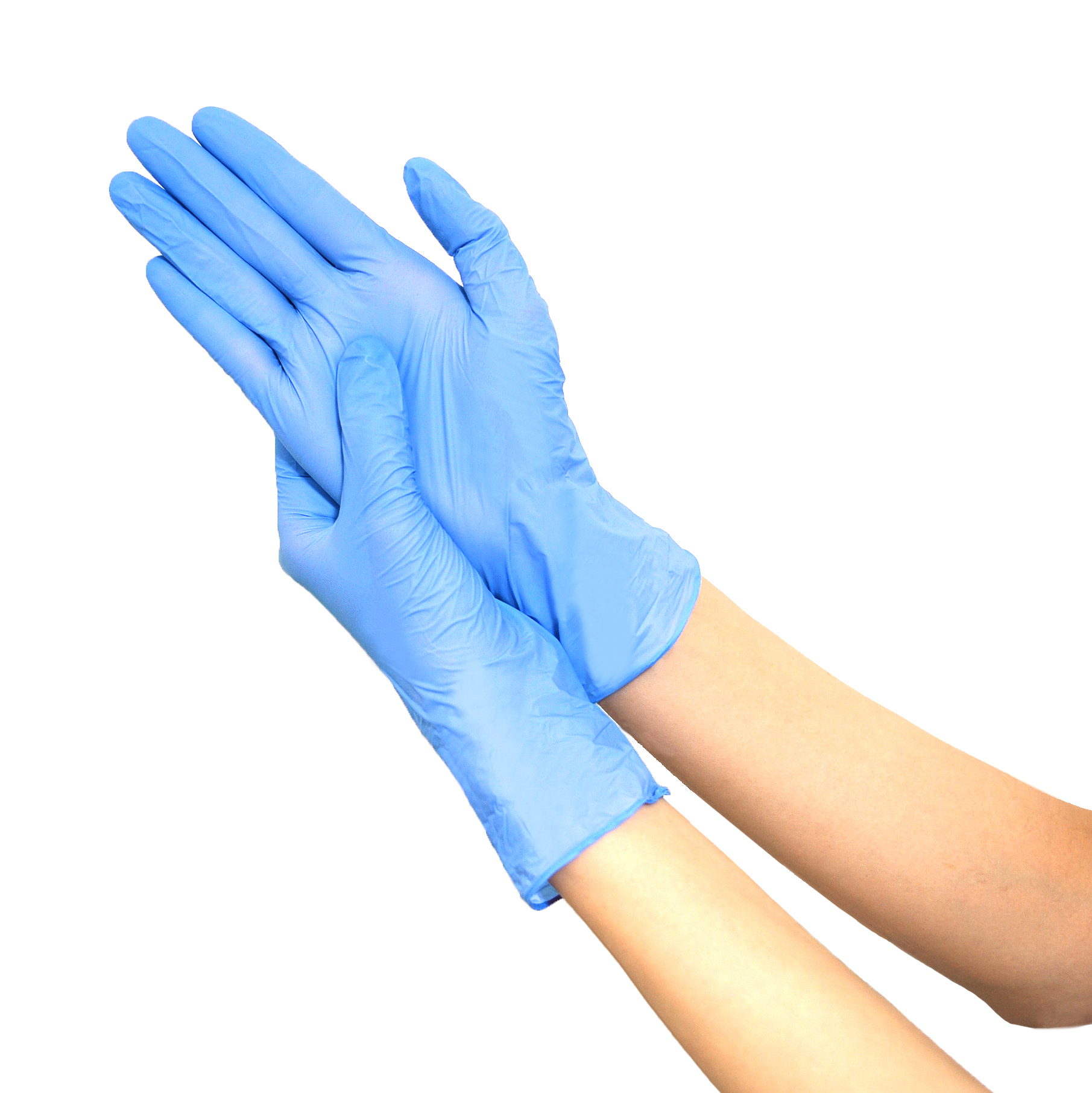 ニトリル手袋 ブルー 厚めタイプ 粉無し | Nitrile Fit Gloves 450 ブルー