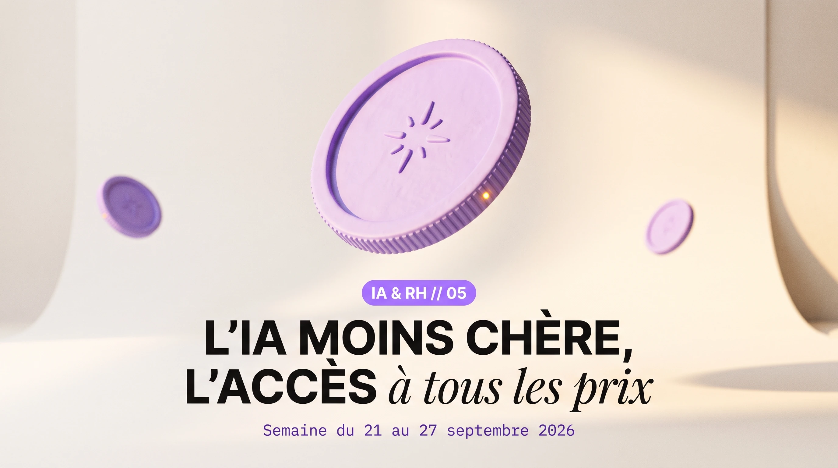 IA & RH #5 : l'IA moins chère, l'accès à tous les prix