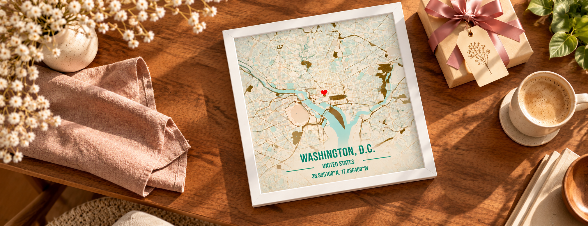 How to Create a Personalized Map Gift in 2 Minutes