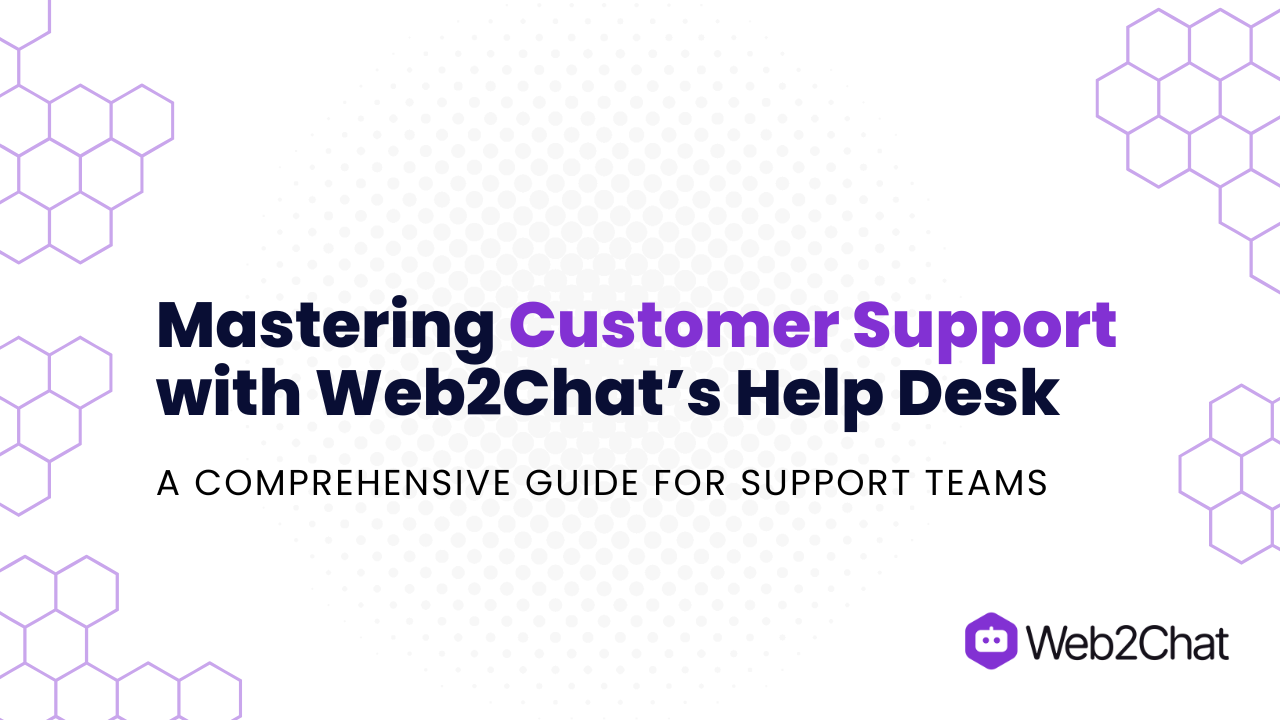 Mastering Customer Support with Web2Chat’s Help Desk
