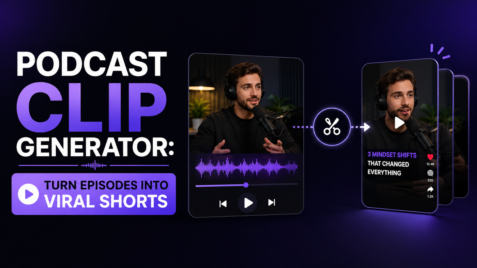 Podcast Clip Generator: Turn Episodes Into Viral Shorts