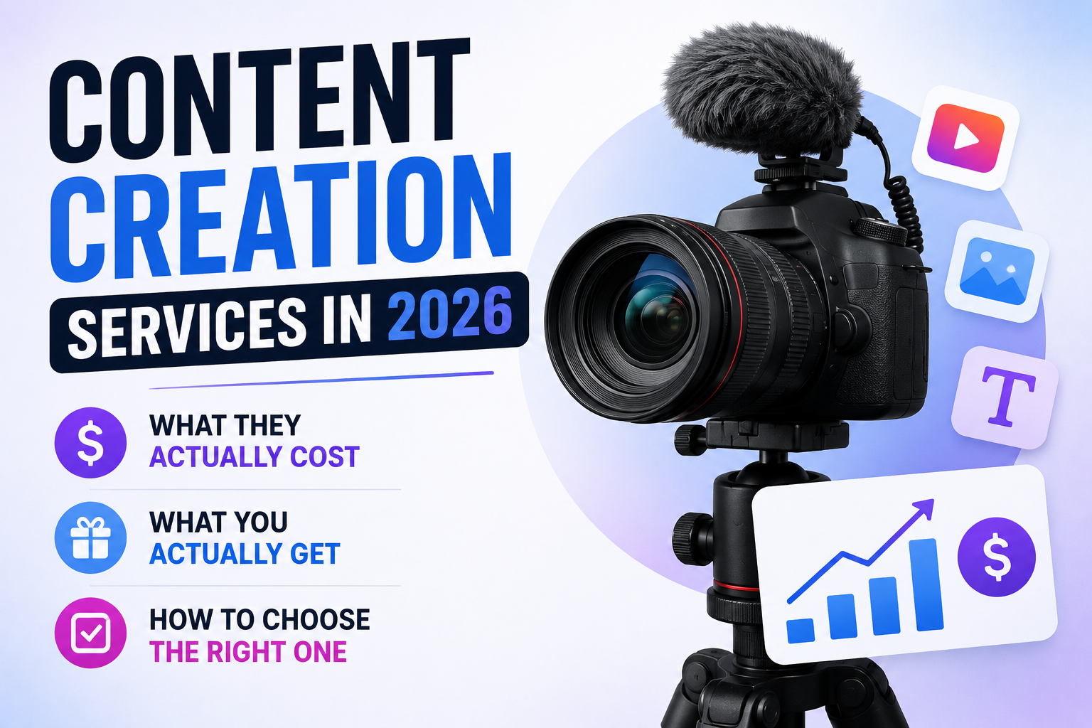 Content Creation Services in 2026: What They Actually Cost, What You Get, and How to Choose One