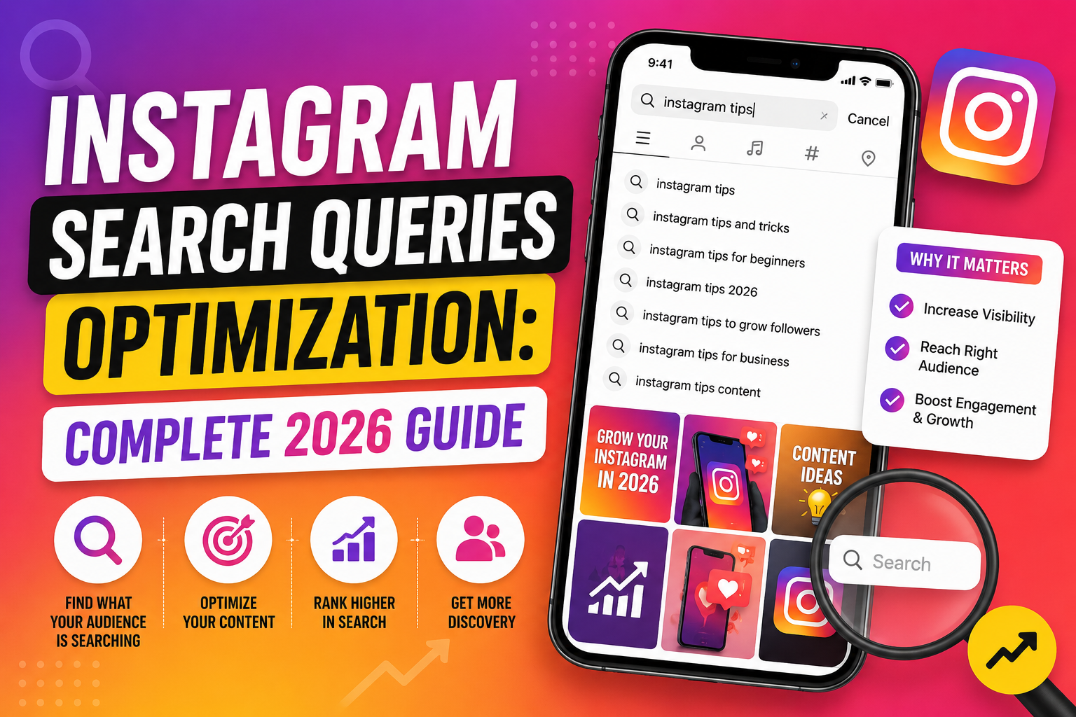 Instagram Search Queries Optimization: Complete 2026 Guide