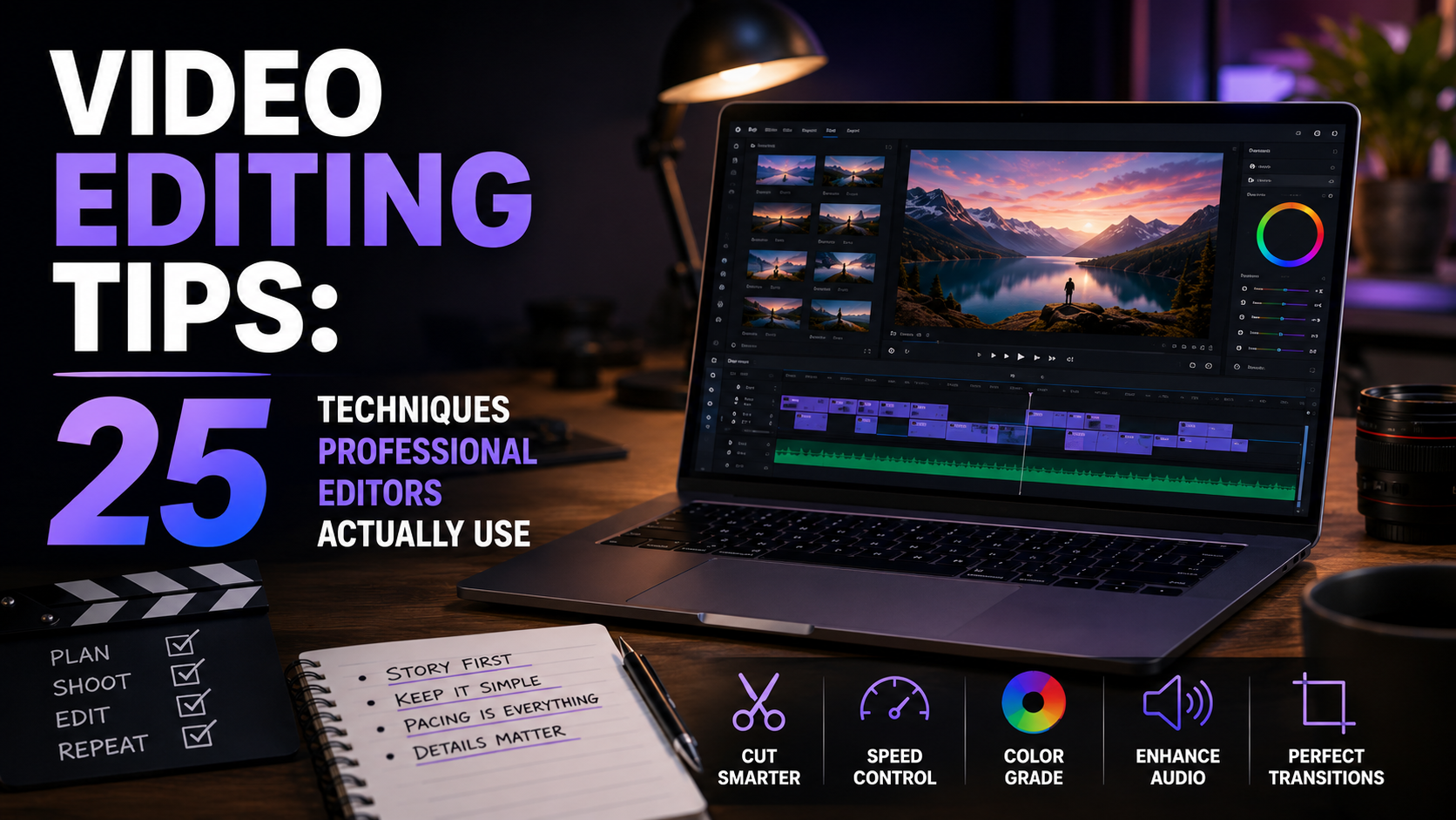 25 Video Editing Tips