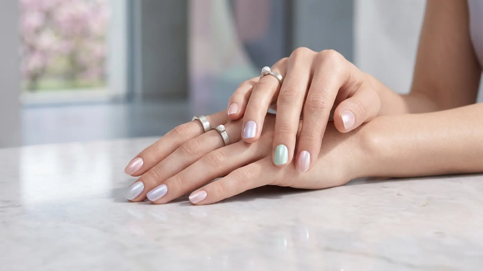 Pastels Nacrés : la tendance lumineuse du printemps 2026