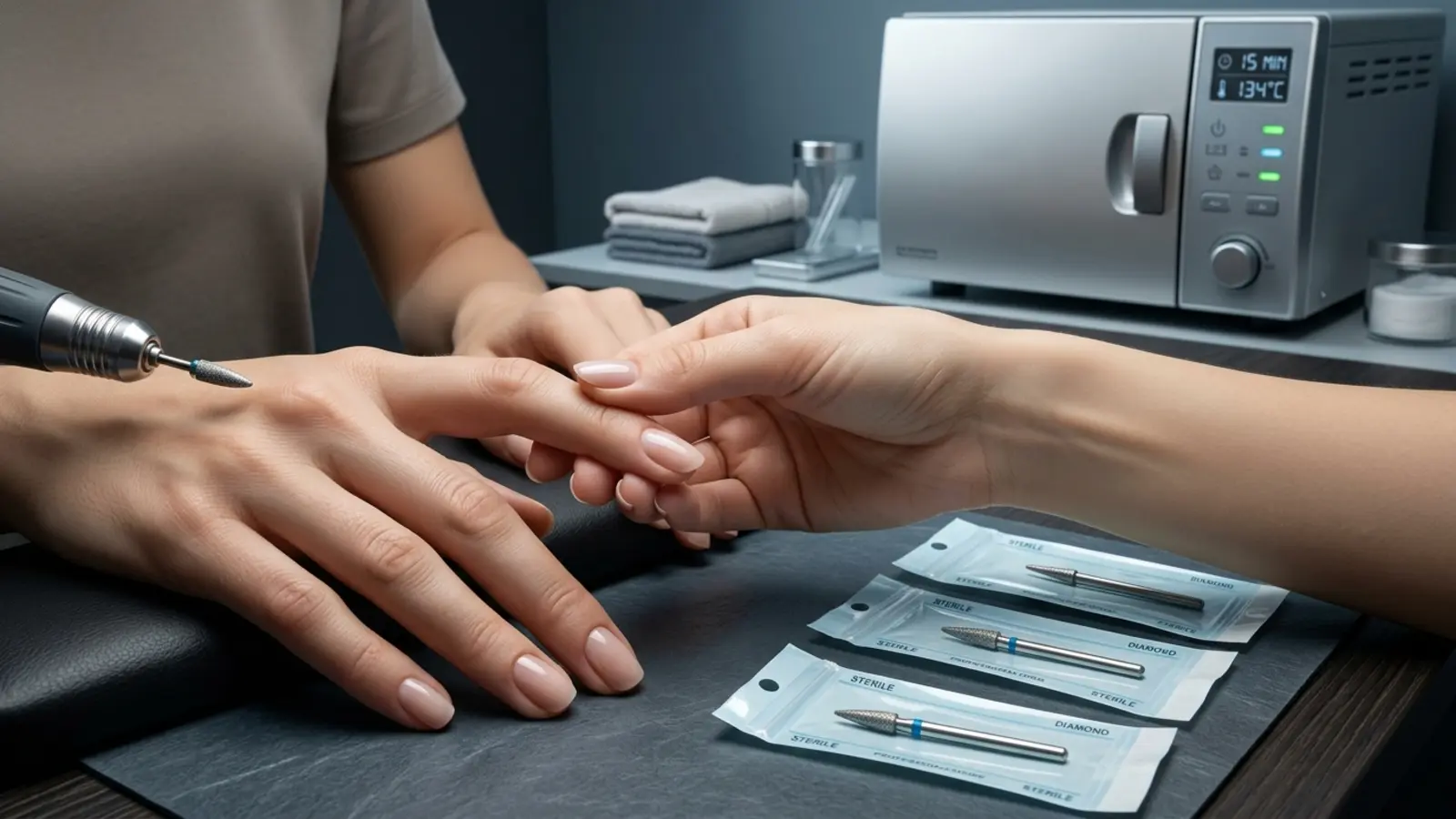 Manucure russe ongles fragiles Paris