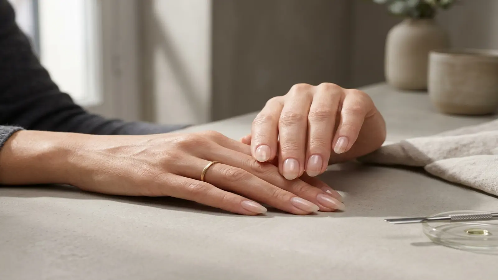 Manucure russe ongles abîmés Paris 18 | Fénix