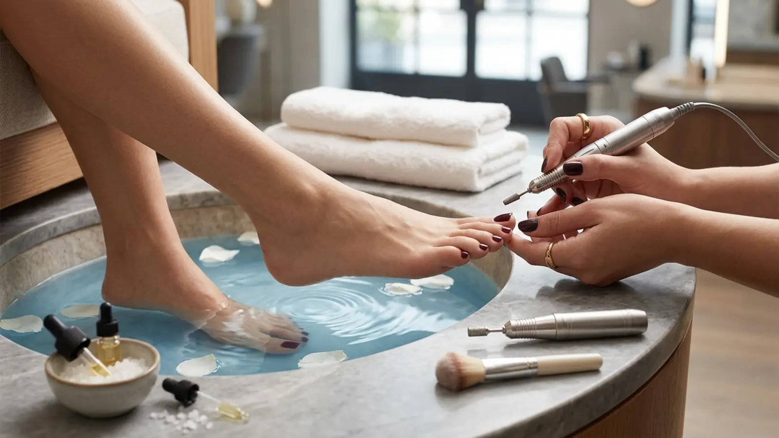 Pédicure Esthétique vs Manucure Russe des Pieds : Guide