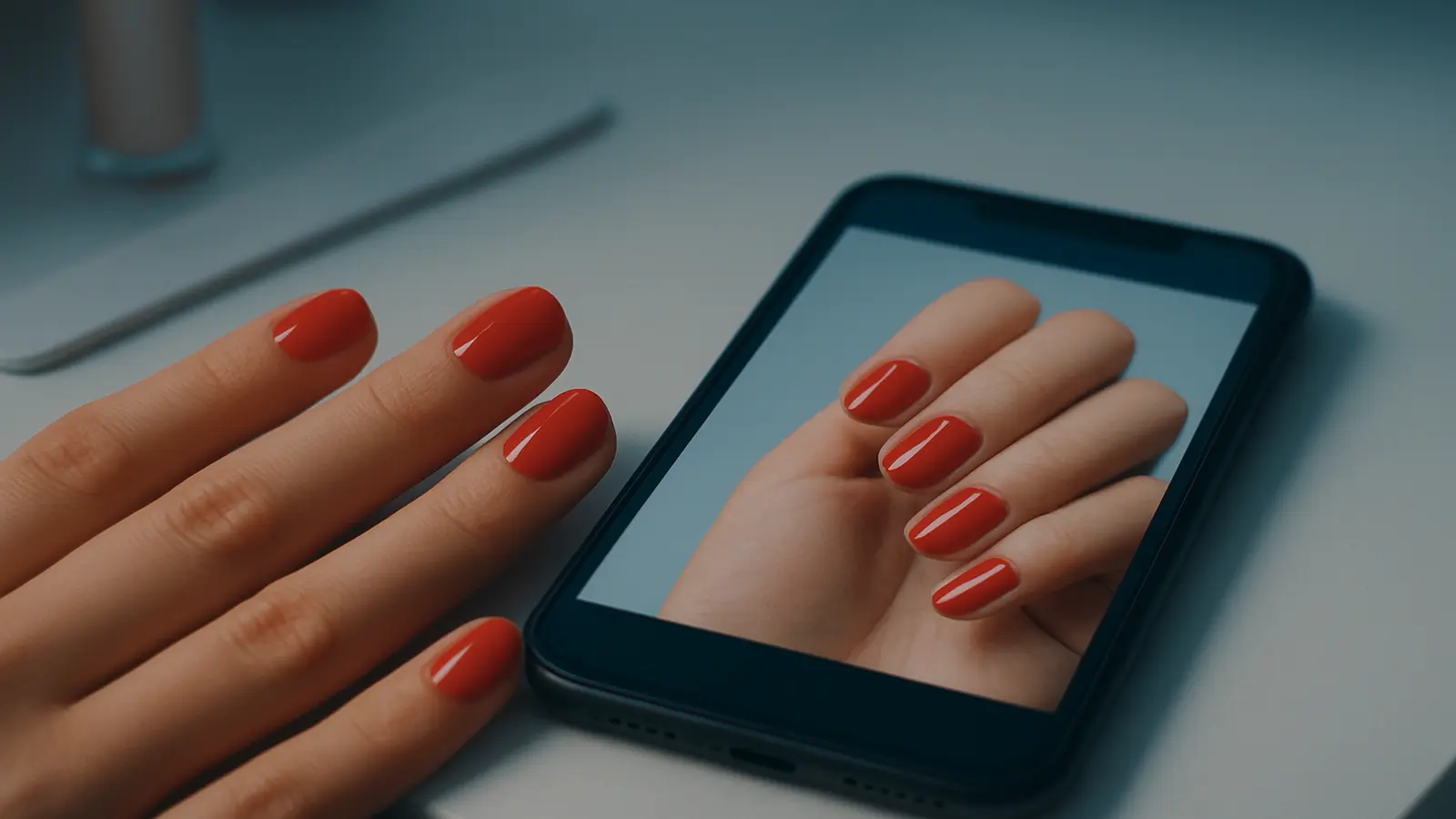 Rouge tomate : le lexique des ongles en photo