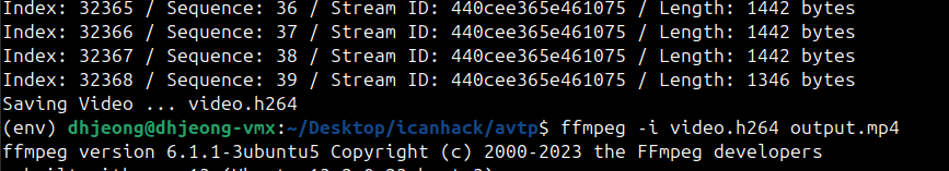 Convert to video (ffmpeg)