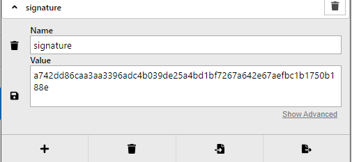 Figure 3 - Browser Cookie (signature)