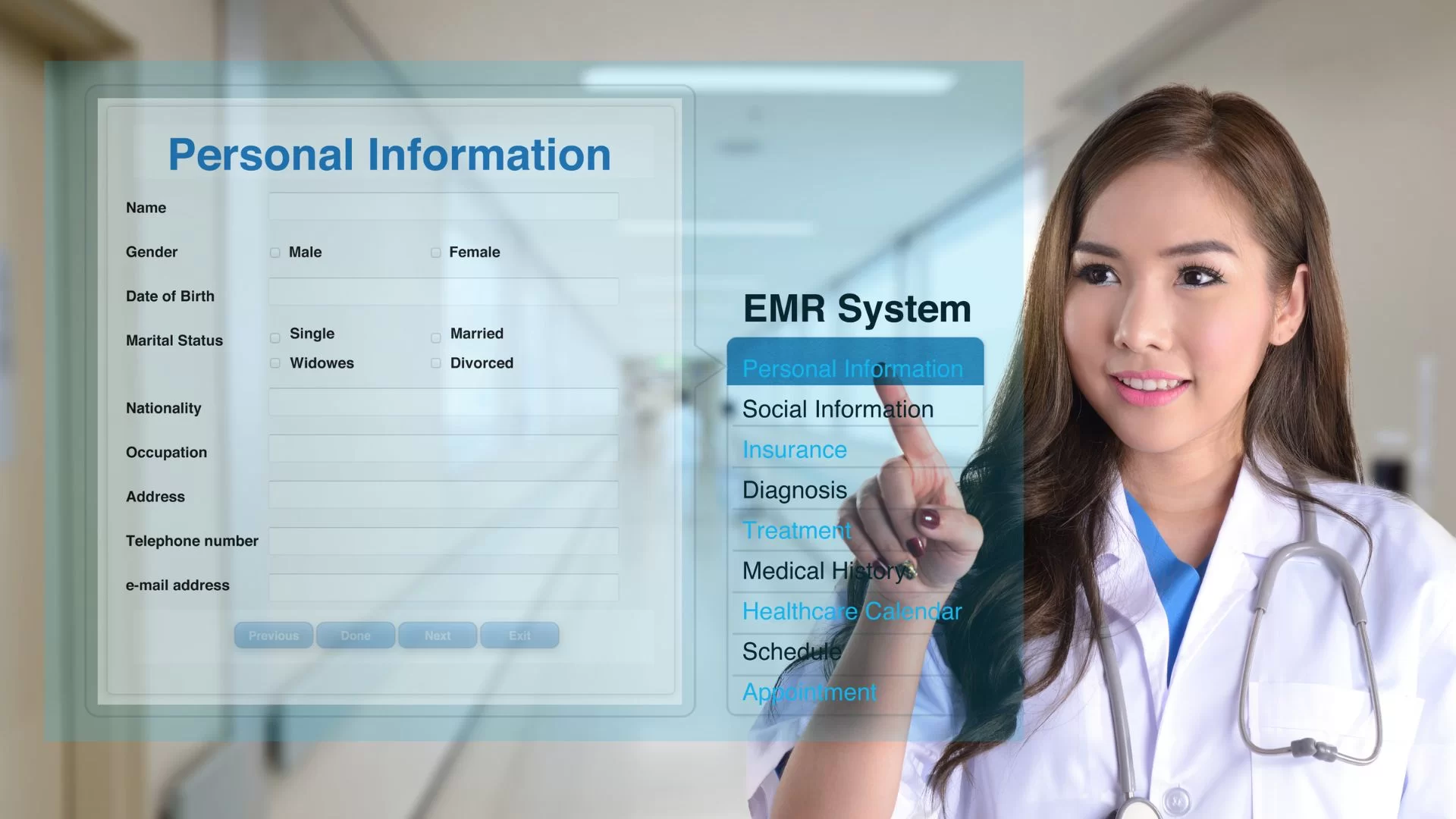 Pros and Cons for each of the top four EMR Systems