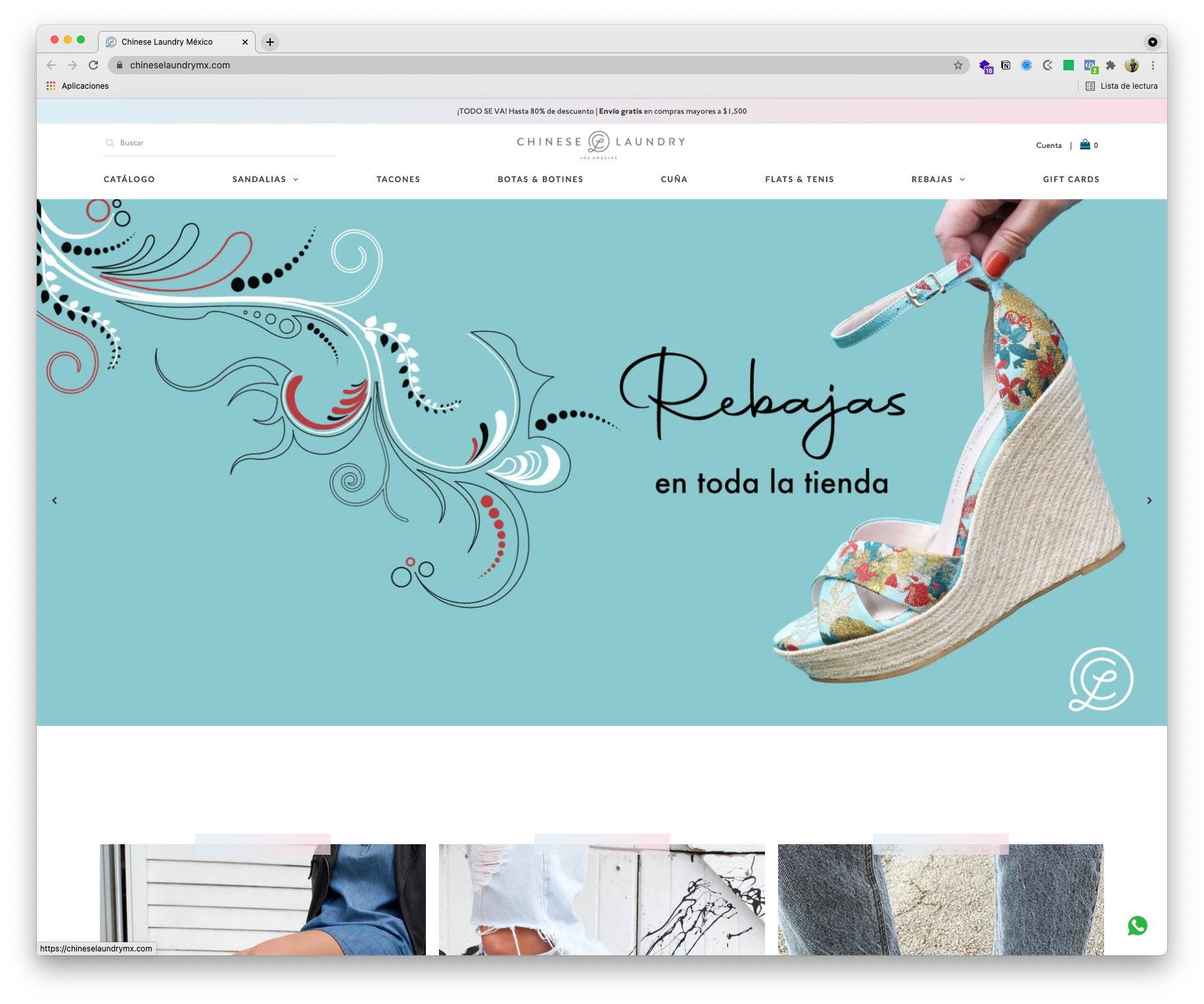Tienda en Línea | Chinese Laundry México