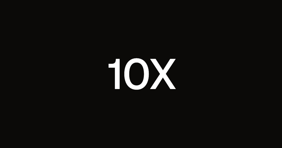10X